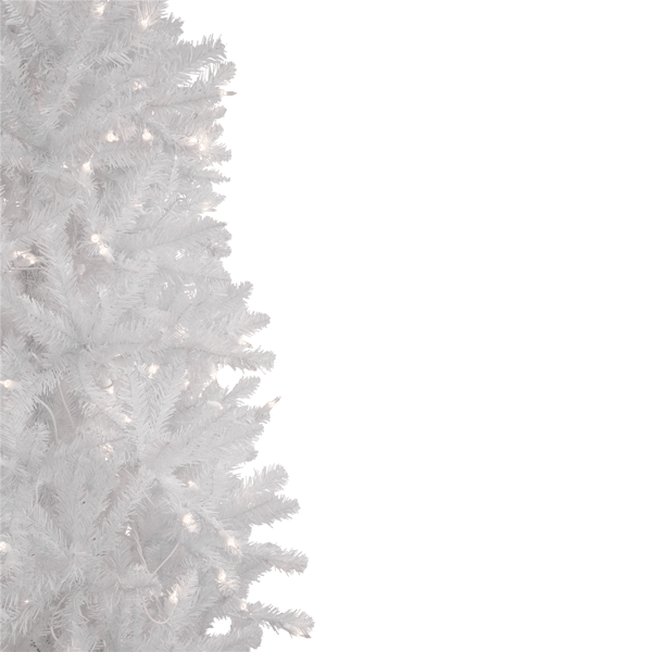 Northlight 9ft. Pre-Lit Rapids White Pine Pencil Christmas Tree