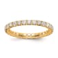 Pure Fire 14kt. Yellow Gold Lab Grown Diamond Eternity Band - image 2