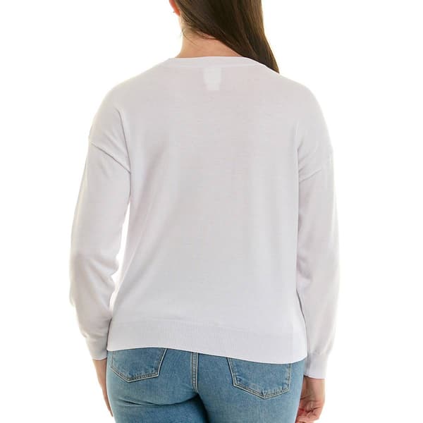 Womens Zac & Rachel Long Sleeve Solid Knit Vacay Mode Sweater