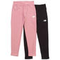 Girls (7-16) New Balance 2pk. Solid Fleece Lined Leggings - image 1
