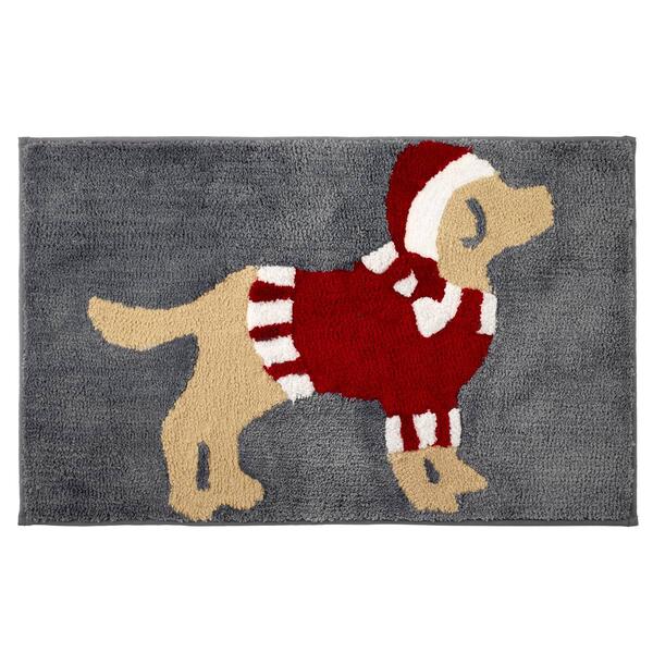 Avanti Christmas Dog Bath Rug - image 