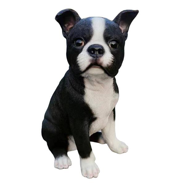 Hi-Line Gift Boston Terrier Garden Statue - image 