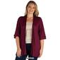 Plus Size 24/7 Comfort Apparel Extended Length Open Cardigan - image 10