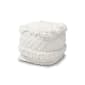 Baxton Studio Curlew Handwoven Cotton Pouf Ottoman - image 2