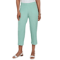 Petite Emaline Verde Grove II Pull On Wide Leg Capris - image 1