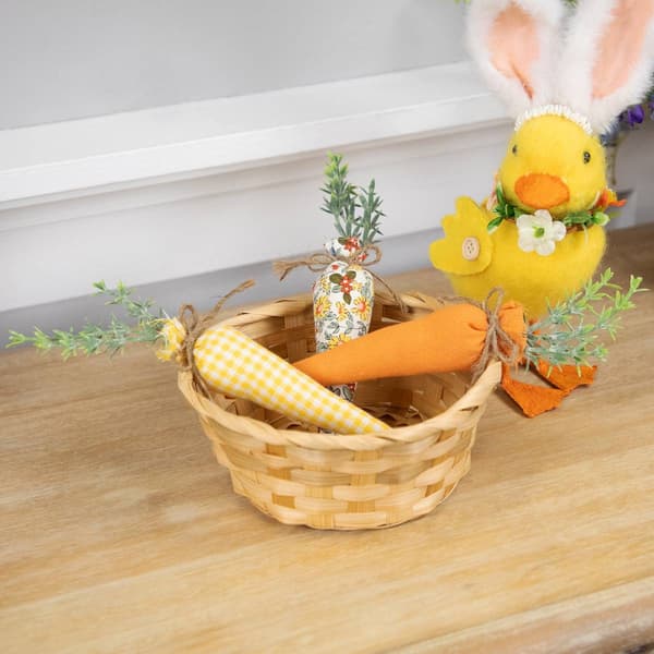 Northlight Seasonal Fabric Carrot Easter Décor - Set of 3