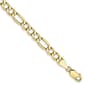 Mens Gold Classics&#8482;10kt. 5.35mm 18in. Semi-Solid Figaro Chain - image 2