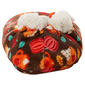 Womens Fuzzy Bubba Pumpkin Slipper Socks - image 3