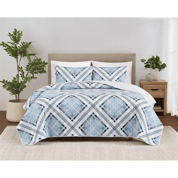 Truly Soft Lars Plaid 3pc. Reversible Quilt Set