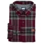Mens Lands'' End Long Sleeve Flannel Shirt - Bordeaux - image 1