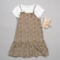 Girls (7-12) BTween® Short Sleeve Tee w/ Leopard Ruffle Jumper - image 2