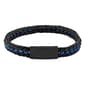 Mens Gentlemen's Classics™ Black/Blue Link Bracelet - image 2