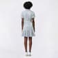 Womens Absolutely Famous Short Sleeve Flounce Hem Shirtdress - image 2