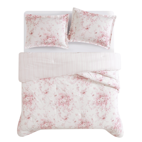 Shabby Chic Garden Floral Comforter Set