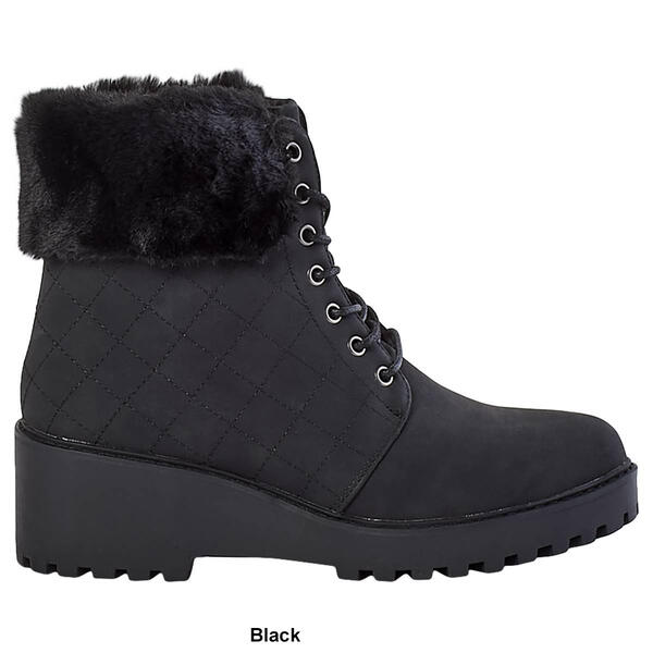 Womens Rampage Sacha Wedge Ankle Boots