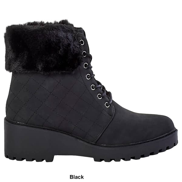 Womens Rampage Sacha Wedge Ankle Boots