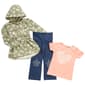 Girls &#40;4-6x&#41; Little Lass&#40;R&#41; 3pc. Daisy Heart Jacket/Tee & Pants Set - image 1