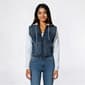 Juniors Wallflower Dreamer Faux Layered Denim Jacket - image 2