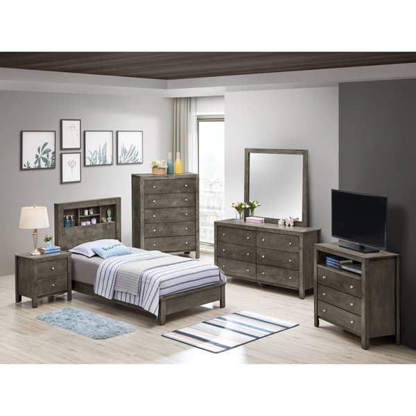 Passion Furniture Burlington Platform Bed Frame - Twin