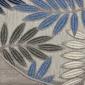 Nourison Aloha Leaf Print Round Rug - image 3
