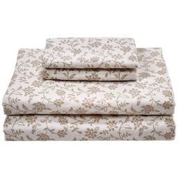 Ashley Cooper(tm) Tonal Floral Vine Flannel Sheet Set