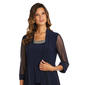 Womens R&M Richards 3pc. Bead Neck Sheer Sleeve Pants Set - image 5