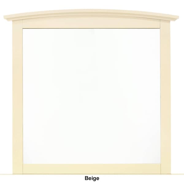 Passion Furniture Classic Rectangle Dresser Mirror - 37x35