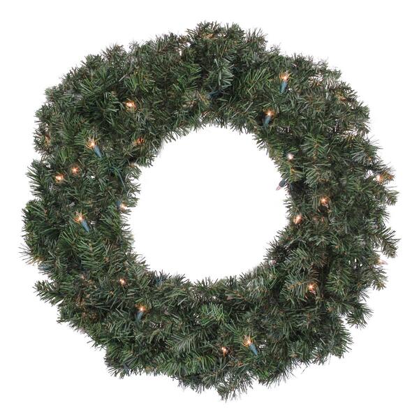 Northlight Seasonal 24in. Canadian Pine Christmas Wreath - image 