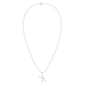 Nova Star® Sterling Silver Lab-Grown Diamond Initial K Pendant - image 3