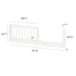 South Shore Pure White Balka Toddler Rail for Baby Crib - image 6