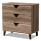 Baxton Studio Wales 3 Drawer Chest - image 3