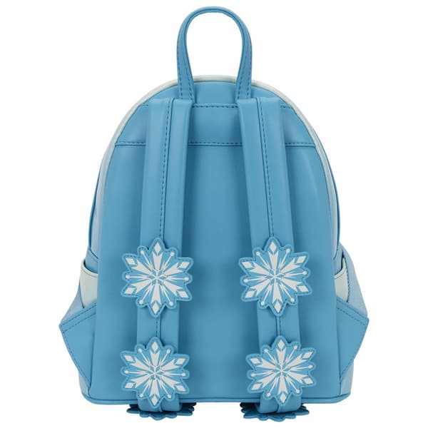 Womens Loungefly Elsa Glitter Sequin Mini Backpack