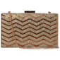 D''Margeaux Crystal Chevron Evening Clutch With Chain - image 1