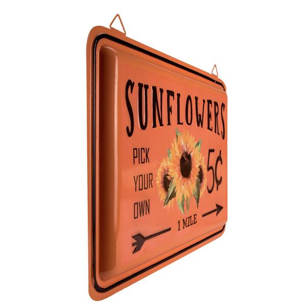 Northlight Seasonal 15in. Fall Harvest "Sunflowers" Wall Sign