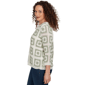 Petite Alfred Dunner Indigo Girls Crochet Square Sweater - image 4