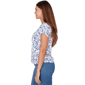 Womens Hearts of Palm Smooth Sailing Nautical Rope Blouse - image 4