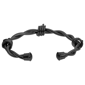 Mens Lynx Black Stainless Steel Barb Wire Cuff Bangle Bracelet - image 3