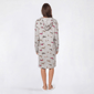 Womens Charmour Long Sleeve Cozy Puppies Hooded Nightshirt - image 2