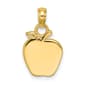 Unisex Gold Classics(tm) 14kt Gold Polished Apple Charm - image 1