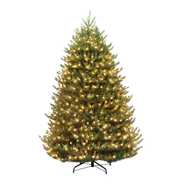 Puleo International 6.5ft. Pre-Lit Canadian Balsam Christmas Tree - image 