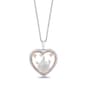 Enchanted by Disney 1/6ctw. Diamond 14kt. Castle Pendant - image 1