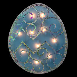Northlight Seasonal Blue Easter Egg Window Silhouette Decoration