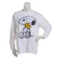 Juniors Plus Freeze Snoopy & Woodstock Crew Neck Sweatshirt - image 2