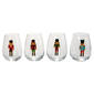 Home Essentials Nutcracker Stemless Glass - Set of 4 - image 1