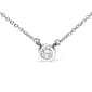 Haus of Brilliance 10kt. White Gold 1/2ctw. Diamond Round Pendant - image 1
