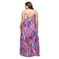 Plus Size 24/7 Comfort Apparel Multi Spaghetti Strap Dress - image 3