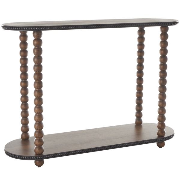 9th & Pike® Traditional Brown Wood Console Table