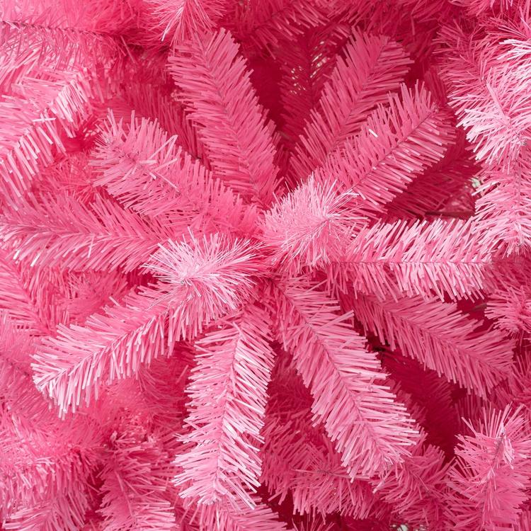 National Tree 7.5ft Color Pop Pink Pine Christmas Tree