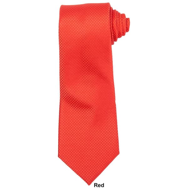 Mens John Henry® Grid Solid Tie