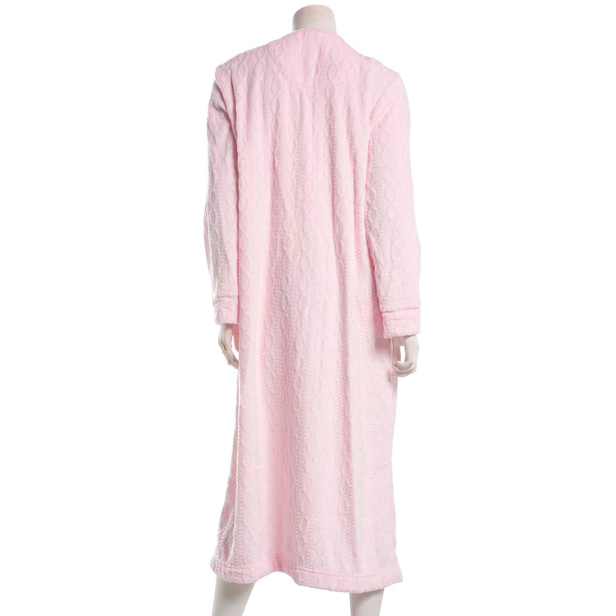 Womens Laura Ashley® Long Sleeve Luxe Plush Robe